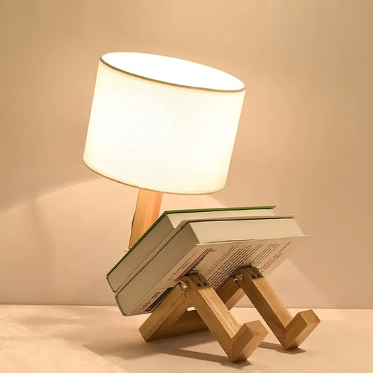 Lampara Mesa con Forma de Robot!!❤️ Robot Shape Table Lamp